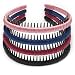 STHUAHE4PC Multicolor Protection Resin Teeth Comb Hair Hoop Hairband Headband Hair Accessories by Beauty hair (4 color)