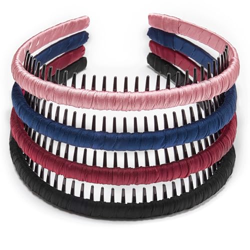 STHUAHE4PC Peigne Résine Protection Diadème Cheveux 4 Couleurs Accessoires