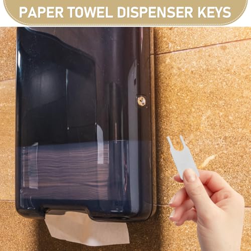 JECOMPRIS Toilettenpapier SchlüSsel Aus Metall FüR Handtuchspender ErsatzschlüSsel Kompakte GrößE 5.5X2.5X0.2Cm Praktisch FüR BüRo Zuhause Und Hotel