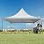 EROMMY 20x20ft Party Tent - Outdoor Wedding Canopy With Fire Retardant PVC Top - Heavy Duty Peaked Frame, 80 Person Capacity - Large Carport, Gazebo Shelter for Event Commercials, White