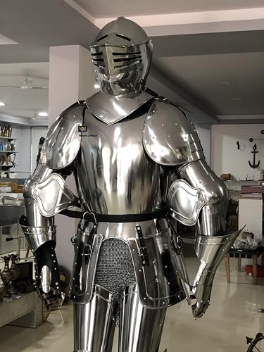 NauticalMart Medieval Knight Reenactment Full Suit of Armor Wearable Armour Halloween Costume