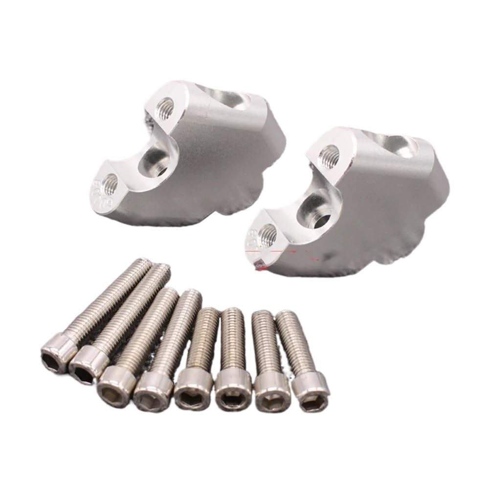 Riser Guidon Moto Adaptateur De Rehausseur Guidon pour Motos pour GE250F, GSF, 1250S (2007-2016), SV650, SV1000 (2003-2007), pour V-Strom, DL250, GW250, SF (2013-2017)