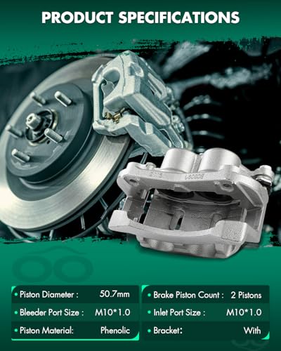 Image of SCITOO 19B3338 Front Right Disc Brake Caliper Assembly w /Bracket For INFINITI For QX56 /For QX80,For Nissan For Armada /For TITAN