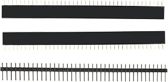 Lonely Binary 75-Piece 2.54mm Pin Header Kit, Male and Female 40-Pin Rows