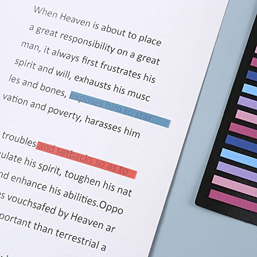 3000 Pcs Highlighter Tape, Maehsab Transparent Sticky Tabs, Morandi Clear Page Markers Index Tabs For Annotating Books And Office School Study Supplies（10 Sheets） #TOP3