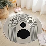 Tapis rond en flanelle – Douceur et confort : Profitez du confort exceptionnel de ce tapis rond en flanelle, conçu avec des fibres microfibre façon cachemire, douces et hypoallergéniques. Sa texture soyeuse apporte une sensation luxueuse sous les pieds, parfaite pour les espaces détente. Idéal comme tapis rond de salon, de chambre ou de coin lecture, il ajoute instantanément chaleur et raffinement à votre intérieur