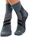ZaTech Plantarfasziitis Socken, Kompressions Socken, unterstützt Ferse, Knöchel und Fußgewölbe, für bessere Durchblutung, reduziert Fußschwellungen und Schmerzen (Grau/Schwarz, M, 39-41)