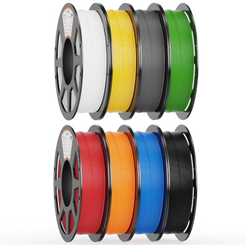 Image of YOOPAI PLA+ Filament 1.75mm, 250g Starter Color Bundle, 8 Rolls