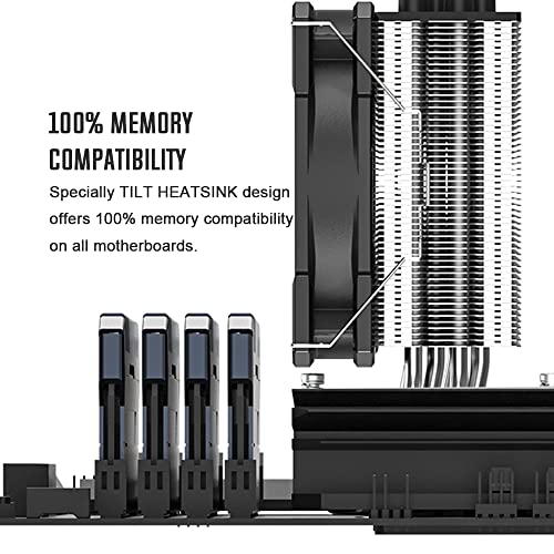 ID-COOLING SE-224-XTS CPU Cooler - 4 Heatpipe Air Cooler with 120mm PWM Fan for Intel LGA1700/115X/1200; AMD AM4/AM5 - Image 6