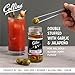 Collins Jalapeno Garlic Stuffed Cocktail Olives, Bloody Mary Olive Garnish, Cocktail Supplies, 5 oz