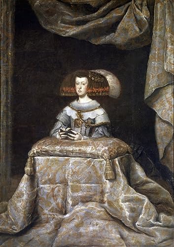 Portrait de Mariana d'Autriche Velazquez Tableau Toile Premium Haute Définition