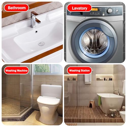 200cm Schwallschutzleiste Dusche Selbstklebend Schwallschutz Duschschwelle Wassersperre Silikon Wasserstopper Dusche Nass und Trockenabscheidung Duschwasserstop für Bad und Küche (weiß)