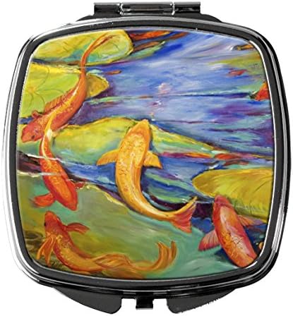Caroline's Treasures JMK1263SCM Koi Compact Mirror, Multicolor