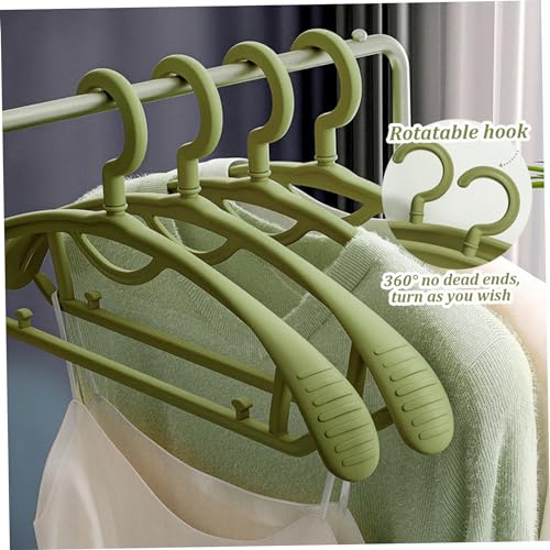 Cintre pour pull sans bosse dressing ordonné sans plis lot de 10 vert - 5