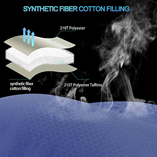 Bessport Saco de dormir 3 estações 4,4 °C/5 ℃ Saco de dormir leve repelente de água para uso externo