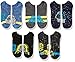 STAR WARS Star Wars Men's 5 Pack No Show Socks, Multi, 10-13 (681016)