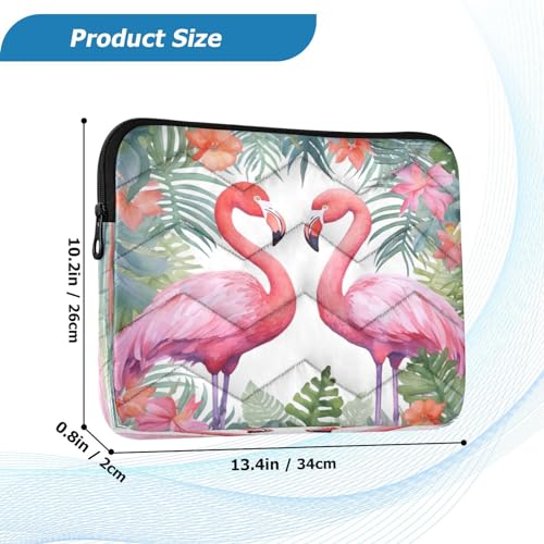 Funda para portátil Tropical Flamingos 13-14 pulgadas miniatura 3