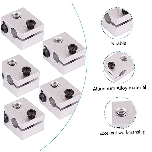 ULTECHNOVO 15 Peças bloco de alumínio de aquecimento e3dv6 luz light esa bicos extrusores impressora