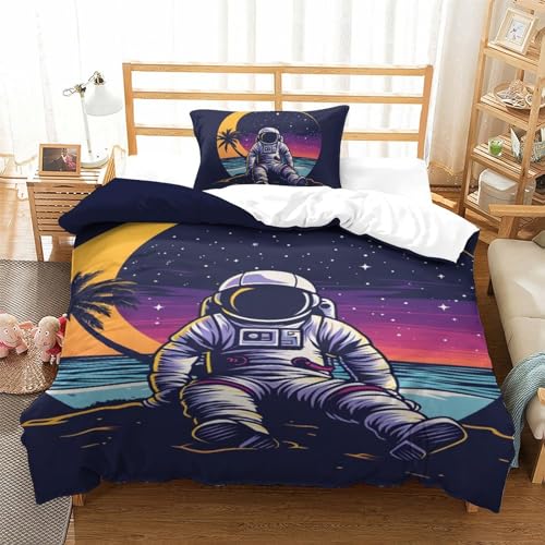 Parure de lit astronaute 3D, le cadeau idéal pour un adolescent passionné d'espace - 2