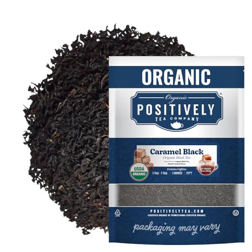Image of Organic Positively Tea Company, Caramel Black Tea, Loose Leaf, 16 Ounce