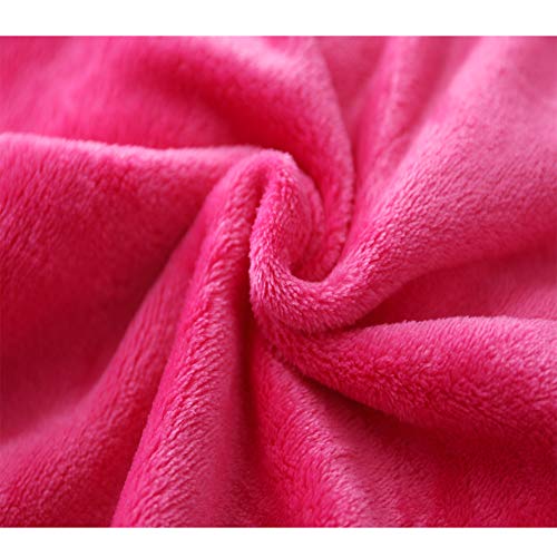 Image of Boys Girls Bathrobes,Toddler Boy Girl Robes,Children's Plush Soft Coral Fleece Hooded Pajamas Sleepwear for Kids
