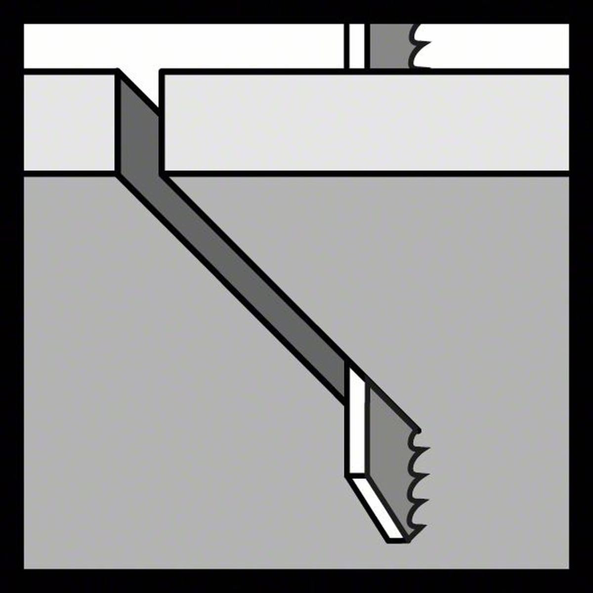 Hojas De Sierra Para Madera Bosch U 101 BF - Pack De 3 Unidades