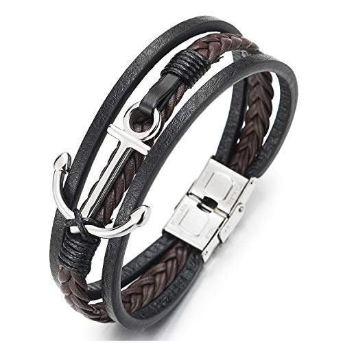 COOLSTEELANDBEYOND Uomo Donna Tre Righe Nero