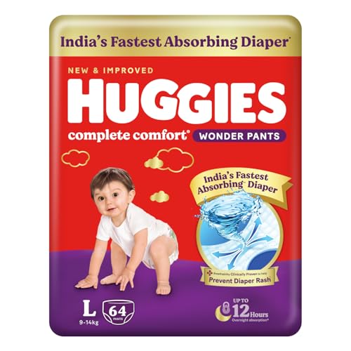 Huggies Complete Comfort Wonder Pants | Pant Style Baby Diapers L...