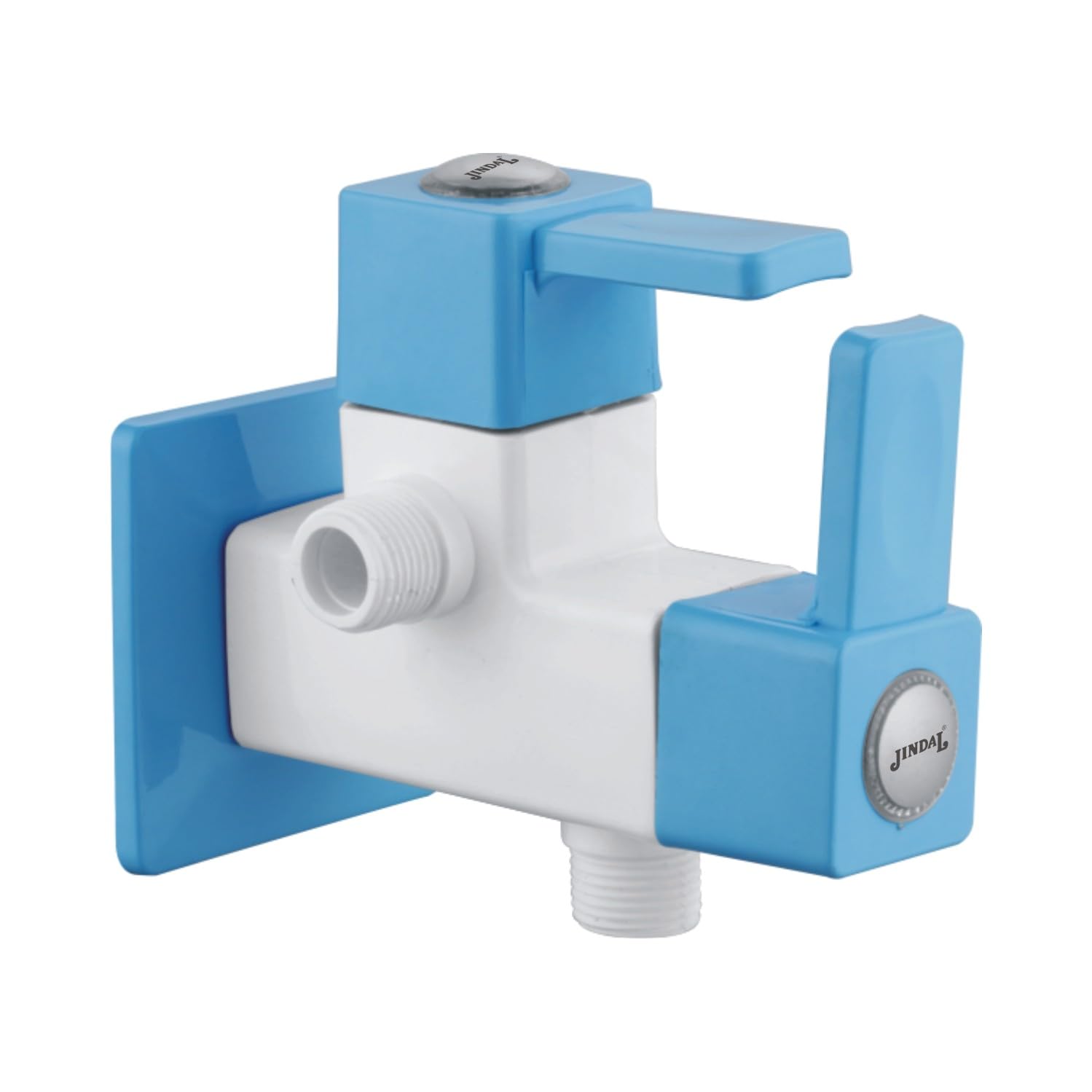 JINDAL PTMT 2in1 Angle Cock Faucet/Tap with Wall Flange/Plastic Faucet/Tonti for Bathroom/Tap for Kitchen/Square Plus 0187 (B0CRL7KZZ6) Amazon Price History, Amazon Price Tracker