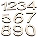 BestPysanky Set of 10 Unfinished Wooden Numbers (1.75 Inches)