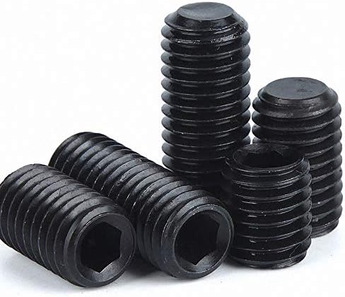 M3 X 3mm Allen Grub Screw,Hex Socket Set Screw-HT,Bright Finish, Machine Thread, Quantity - 10 Pcs