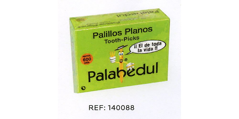 Palillo Plano de Toda la Vida 20 Cajas de 600 Palillos Cada una