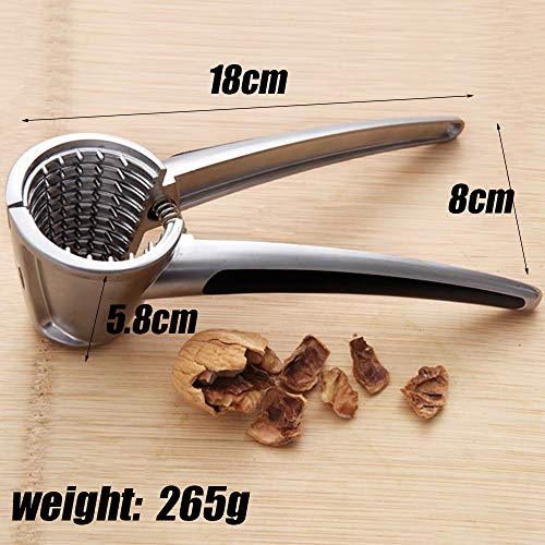 FireKylin 2 Pcs Nutcracker Tool- Pecan, Walnuts, Hazelnut Nut Cracker Zinc Alloy Sheller Opener Kitchen Plier with Non-Slip Handle - Thumbnail 2