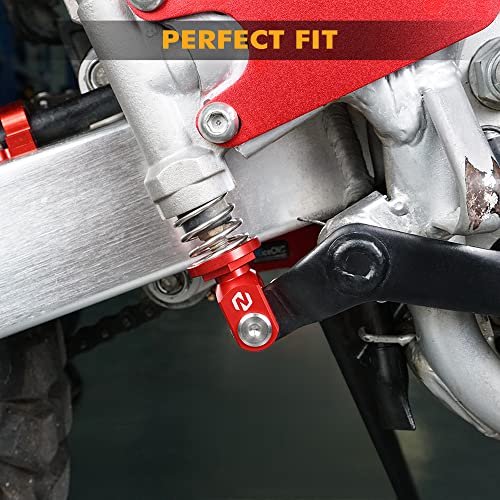 Nicecnc Red Chain Adjuster & Rear Chain Guard & Other Accessories Compatible With Honda Xr650L 1993-2022 #TOP5
