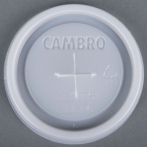 Xslot Plas Hot Cup Lid W/Hole Trans 1500