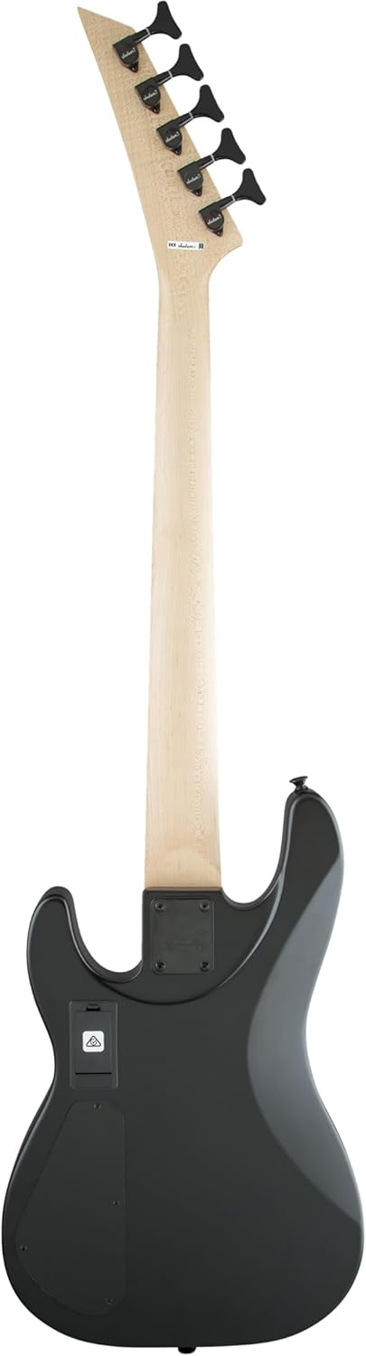 Jackson X Series Signature David Ellefson 5-String Concert Bass CBX V, Satin Black, Laurel Fingerboard