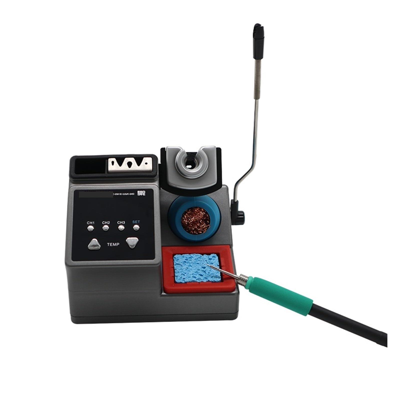 Stacja Lutownicza Bezołowiowa Kompatybilna Z C115/C210/C245 Uchwyt Chip Control Temperatury Do Naprawy PCB BGA Spawanie Wydajna Lutownica(C115 with 3 tips)
