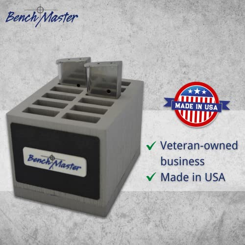 Benchmaster - Weapon Rack - Single Stack 1911 Magazine Rack - 12 Unit - Gun Safe Storage Accessories - Pistol Mag Storage #TOP5