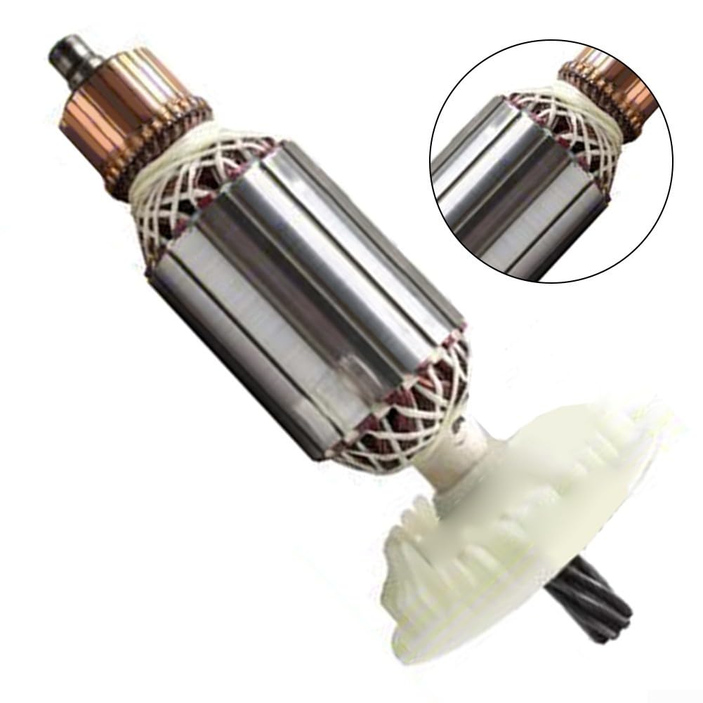 Metallo d'argento per trapano 260 Macchina di perforazione ad acqua 7 denti Statore Parte motore Accessorio per utensili elettrici Componente di ricambio 234x102mm