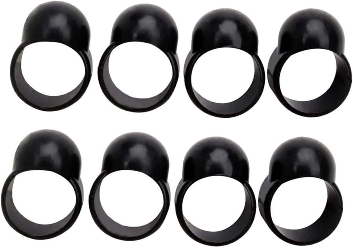 8-Piece Silicone Finger Picks Set for Tongue Drum Non-Slip Knocking Finger Covers for Percussion Instruments for Meditation and Music Practice