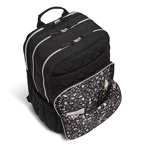 Vera Bradley Women's Performance Twill Xl Campus Backpack, Black, One Size #TOP1
