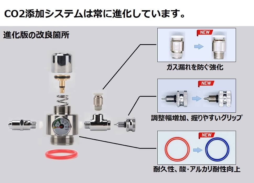 Amazon | CO2ジェネレーター PRO-D708 正規品 化学反応式 CO2添加 