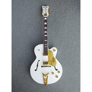 RGM650 John Frisciate Red Hot Chili Peppers White Falcon Guitare Miniature - Les Beatles, Paul McCartney, John Lennon, RIngo Starr, George Harrison