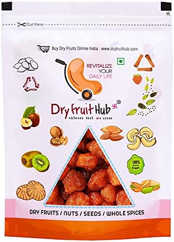 Dry Fruit Hub Aloo Bukhara 1Kg, Dried Plum In Dry Fruits, Alubukara, Pack of 1 Natural, Sweet & Tangy Sun-Dried Fruit | Ready to Eat | Premium Quality Dried Fruit