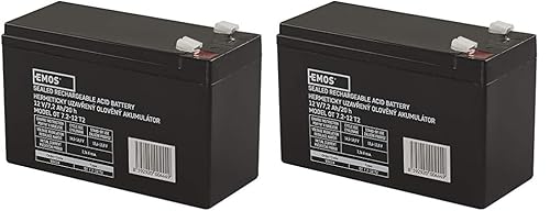 EMOS Bleiakku 12V 7,2Ah (2er Pack)