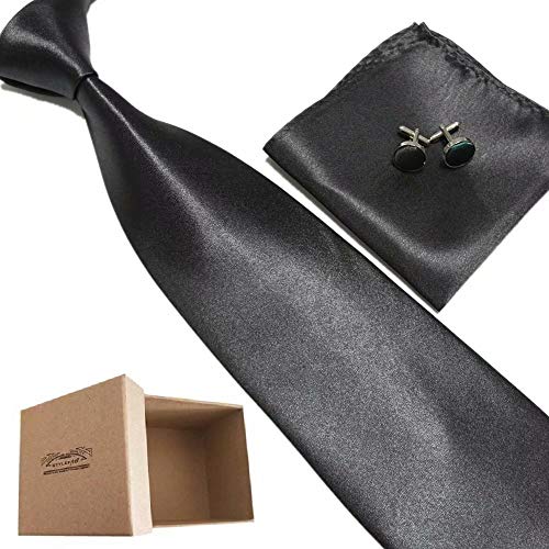 Set de 10cm Corbata Para Hombre Con Accesorios miniatura 3