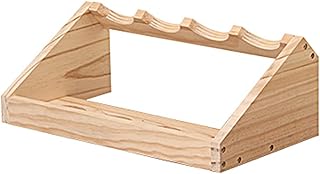 Portabottiglie in legno massello, cantinetta portabottiglie da pavimento per pallet, risparmio di spazio/A / 40.5×22×15cm
