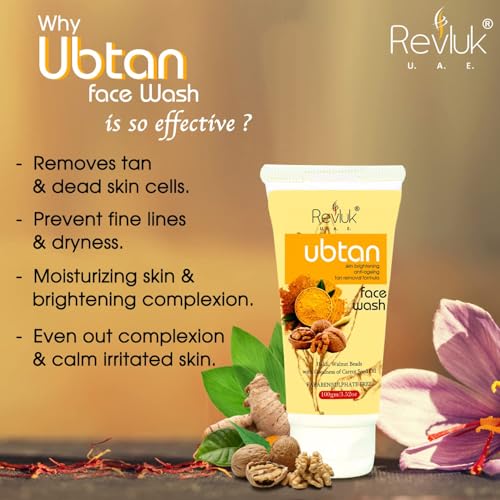 Image of Ubtan Scrub for Glowing Skin, Tan Removal & Deep Cleansing - 100g | Herbal Face & Body Scrub with Natural Ingredients | Free Ubtan Face Wash (100ml) - Skincare Gift Combo