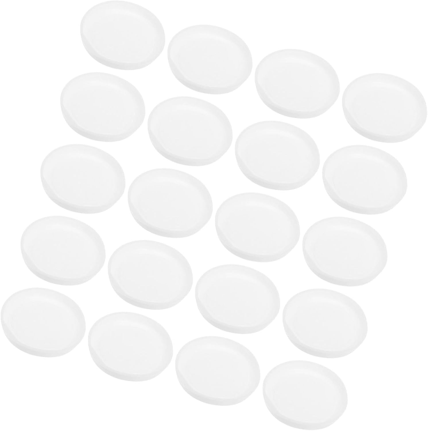 Ipetboom 30pcs White Plastic Mailing Tube Caps 3-inch Universal Fit End Plugs for Paper Core and Blueprint Storage, Optimal Protection for Art Exhibitions and Mailing Documents