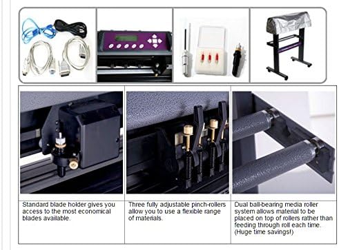 USCutter 28-inch Vinyl Cutter Plotter with Stand and with Sure Cuts A Lot Pro Design & Cut Software